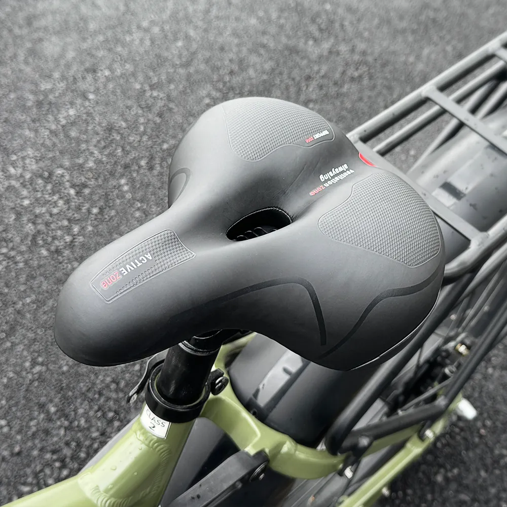 Comfort Ebike Saddle with Reflective Strip