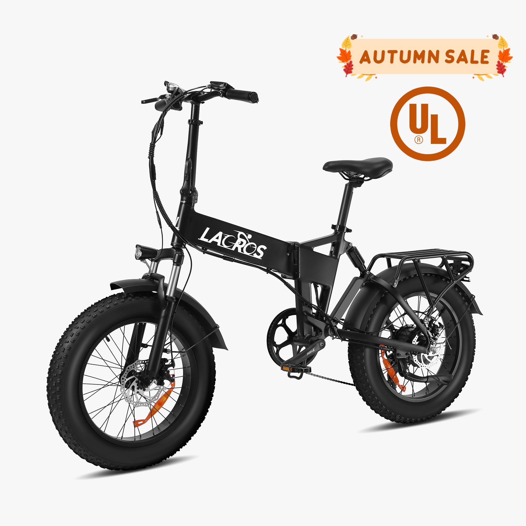 Lacros Pinecone Foldable full suspension electric bike