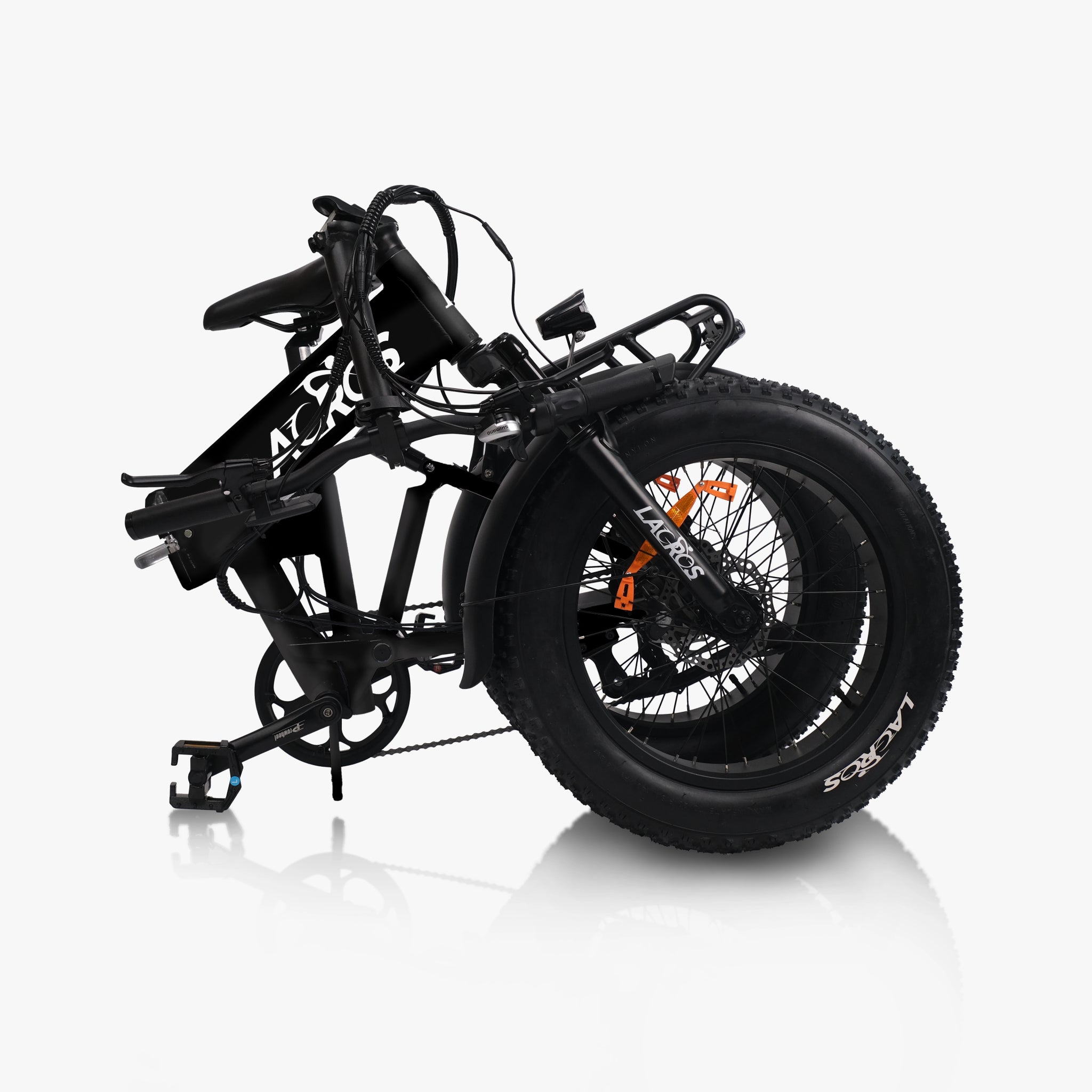 Pinecone electric bike on folding