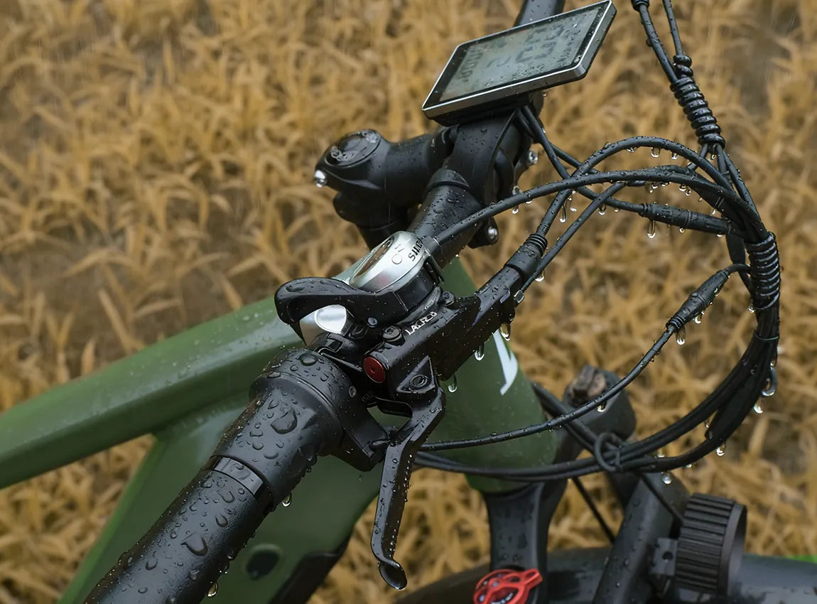 ride an ebike in the rain