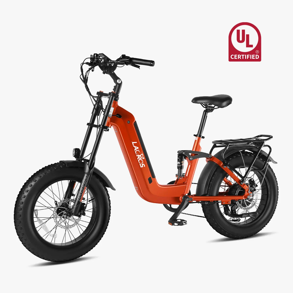 #color_orange Cyclone Step thru electric bike