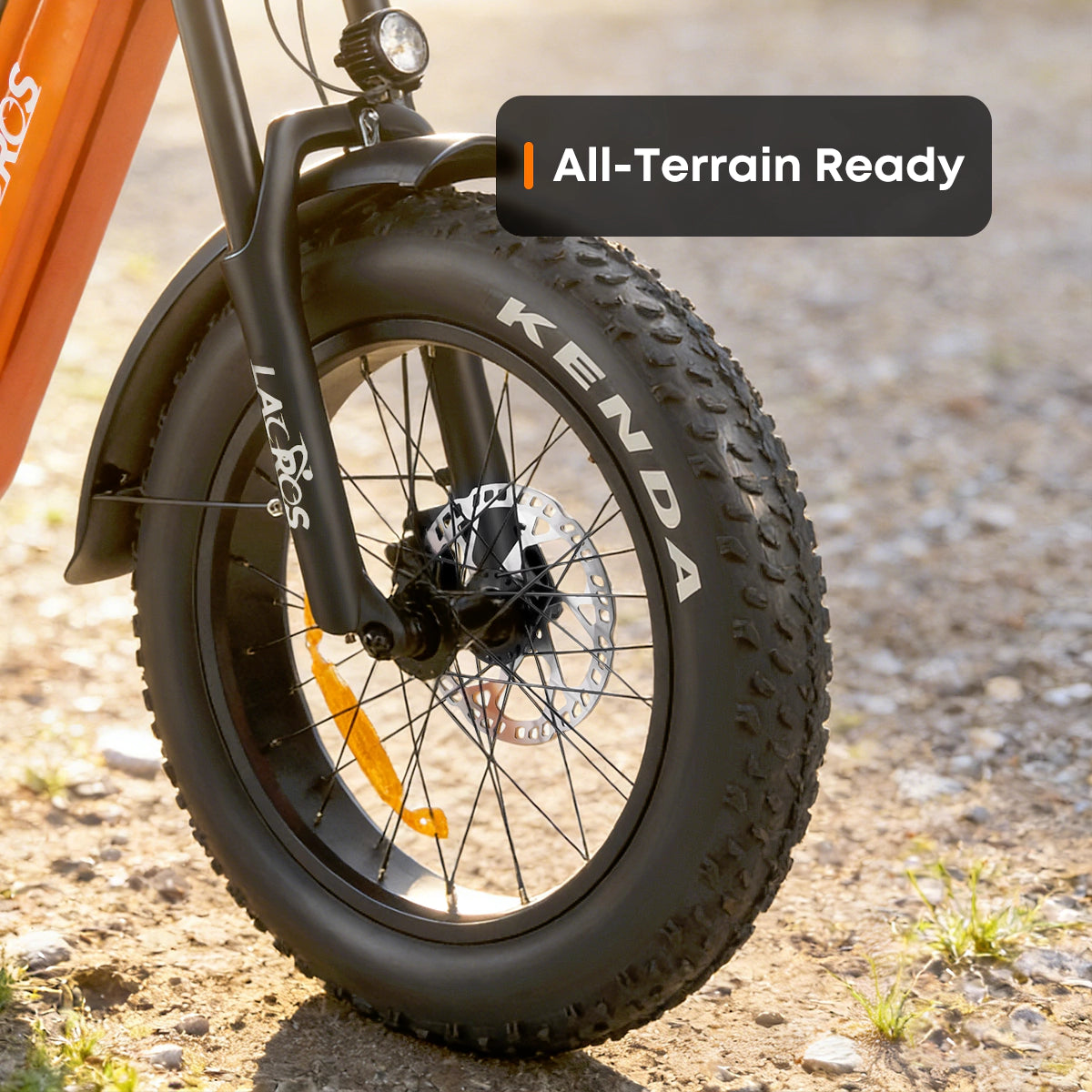 Official Lacros Cyclone 2026 riding image for loaded handling context