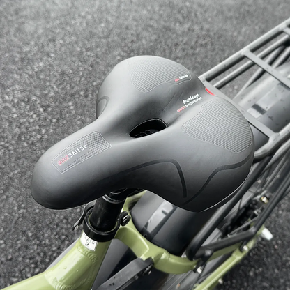 Comfort Ebike Saddle with Reflective Strip