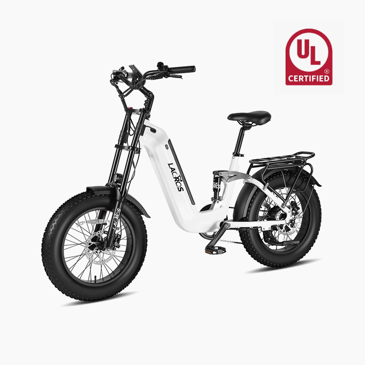 ### Cyclone Step thru electric bike white