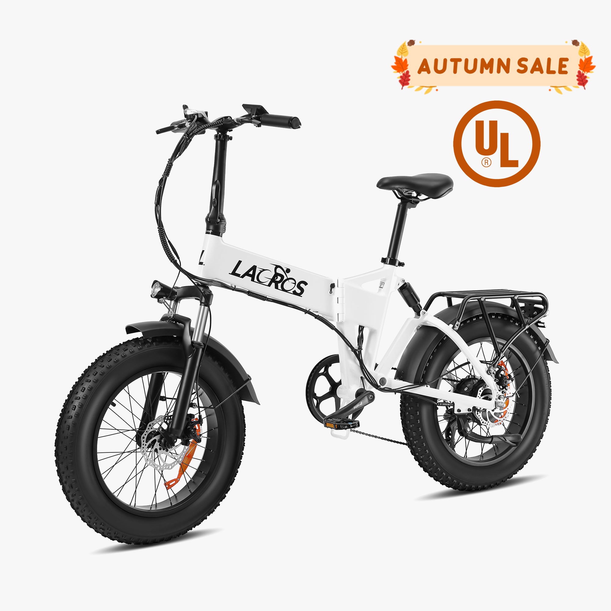 Pinecone Folding Electric bike #color_white