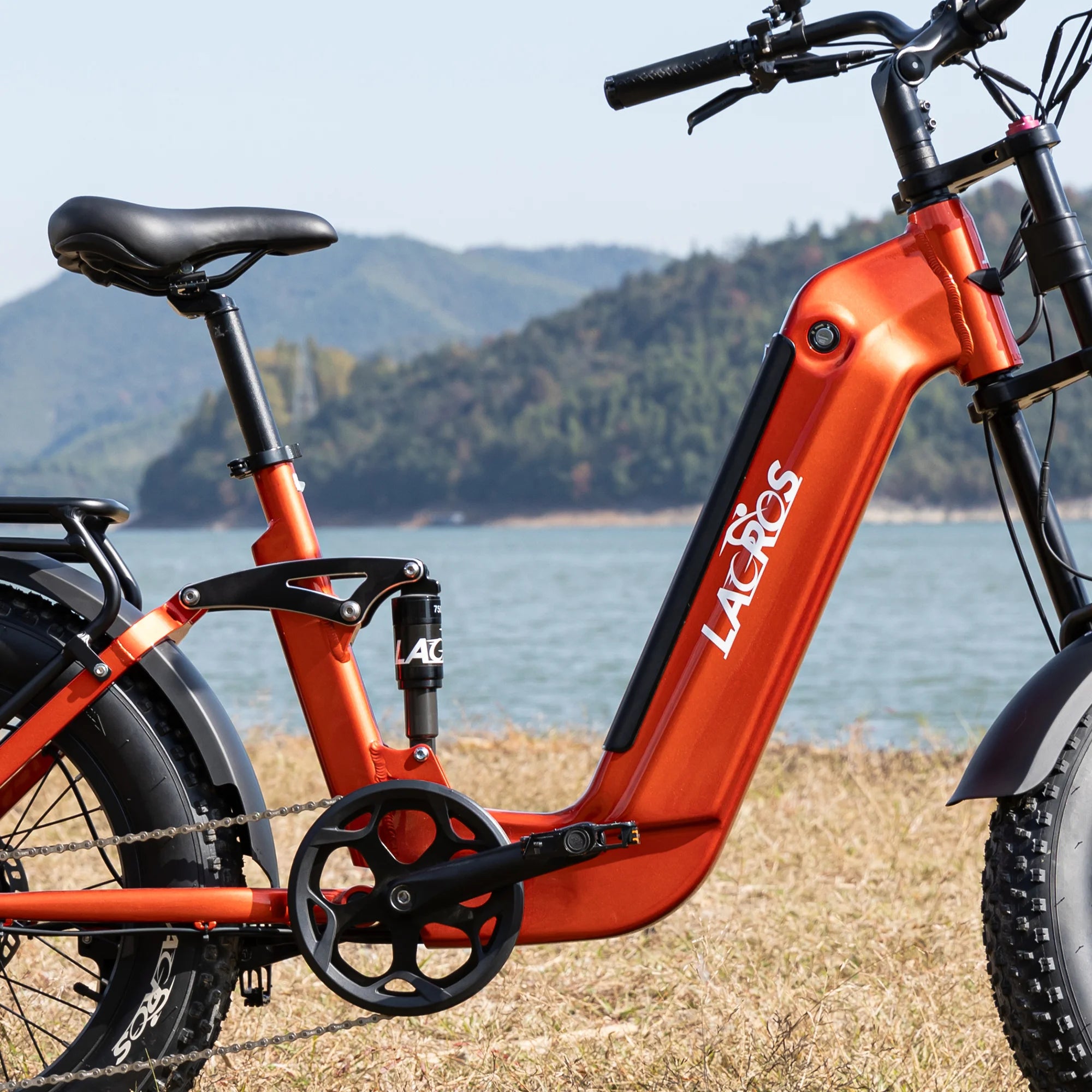 Cyclone Orange Electric Bike 