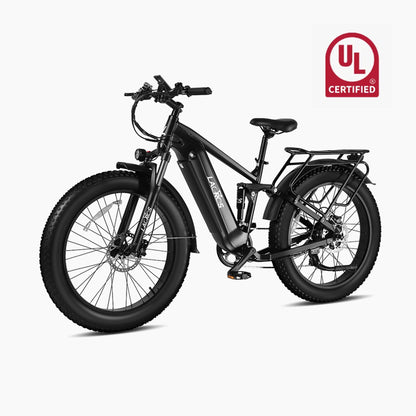 Lacros Mountain Electric Bike Full Suspension Electric Mountain