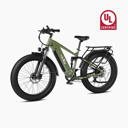 Thunder offroad electric bike with a UL certification #color_green